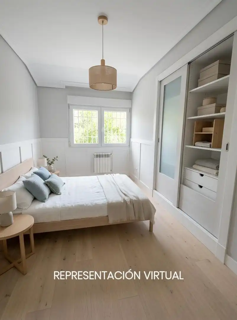 Bedroom of Detached homes for sale in Galapagar  with Air Conditioner, Heating and Private garden