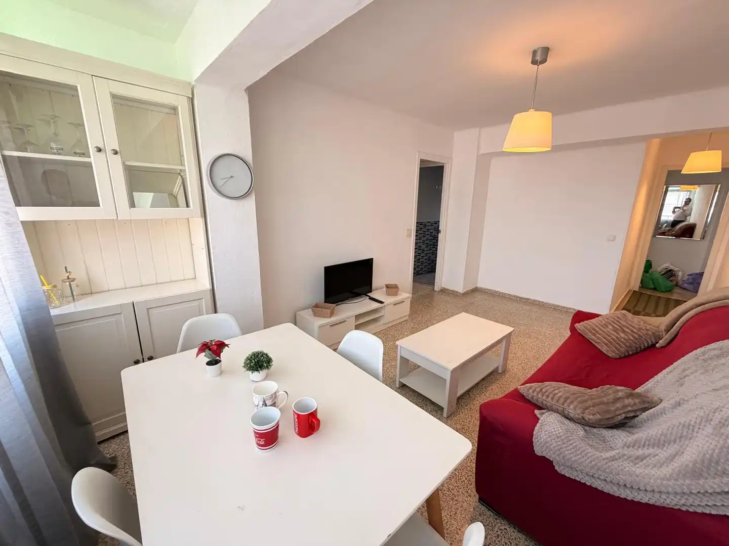 Living room of Flat for rent in Bailén - Miraflores
