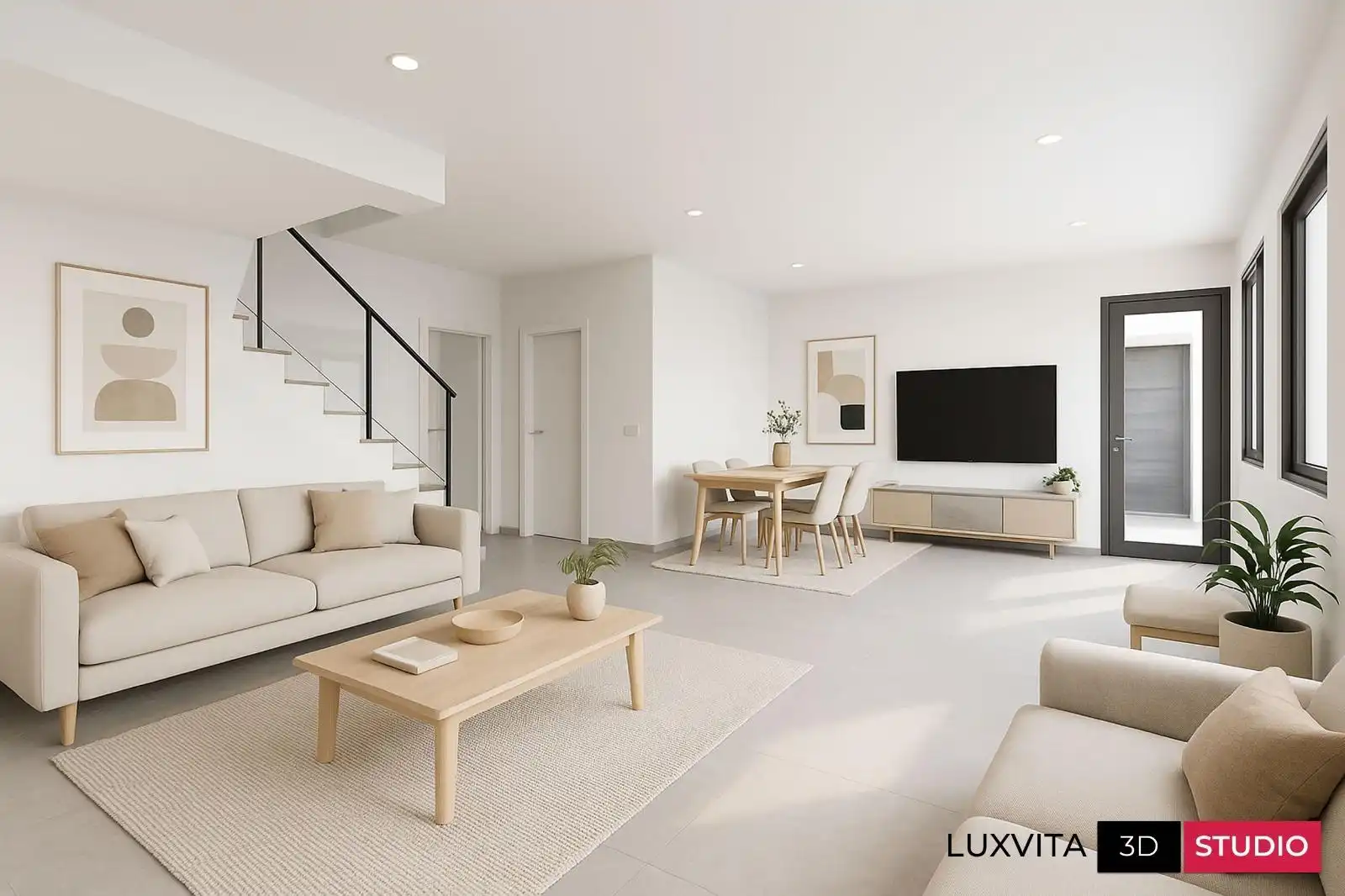 Sala de estar de Casa adosada en venta en San Miguel de Abona con Aire acondicionado, Jardín privado y Terraza