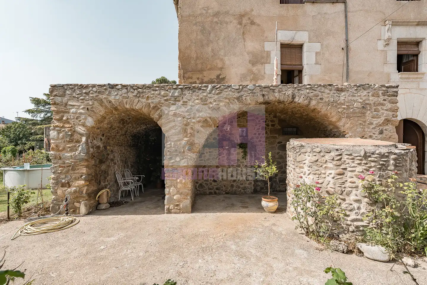 Vista exterior de Finca rústica en venta en Cervià de Ter con Calefacción, Jardín privado y Terraza