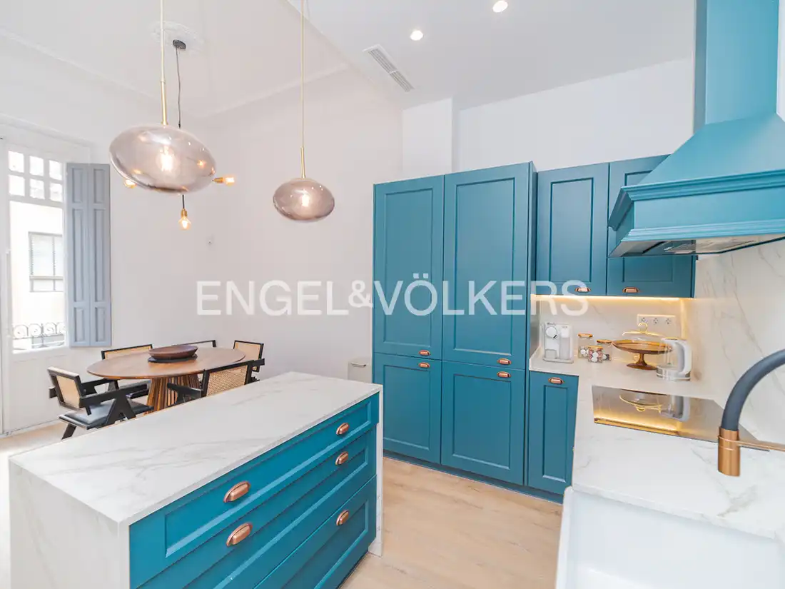 Cocina de Piso en venta en Alicante / Alacant con Aire acondicionado, Calefacción y Balcón