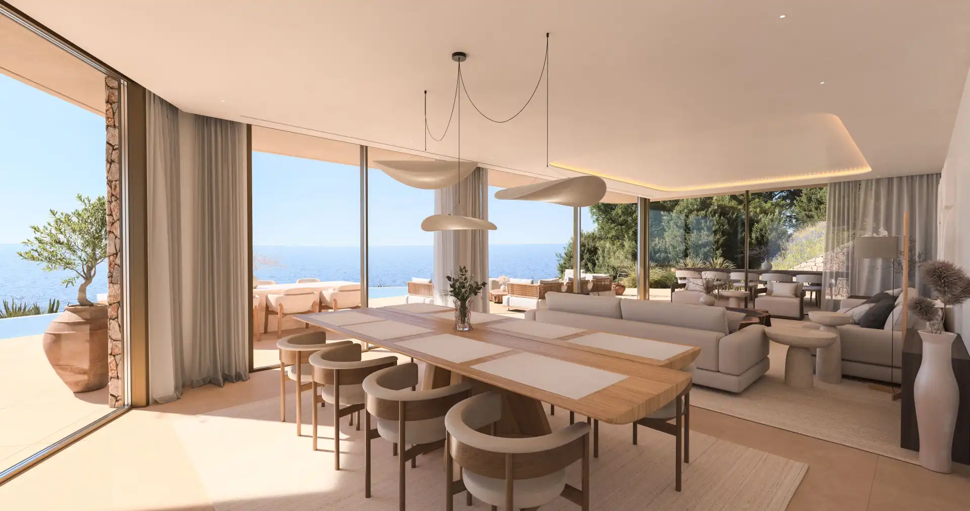Menjador de Casa o xalet en venda en Jávea / Xàbia amb Aire condicionat, Jardí privat i Terrassa