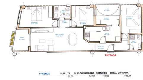 Foto 3 de Piso en venta en Calle Calderón, 90, Santa Fe, Granada