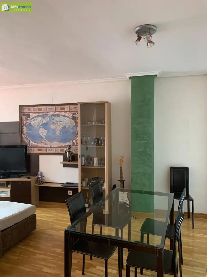 Sala d'estar de Pis en venda en Aranda de Duero amb Parquet, Traster i Balcó