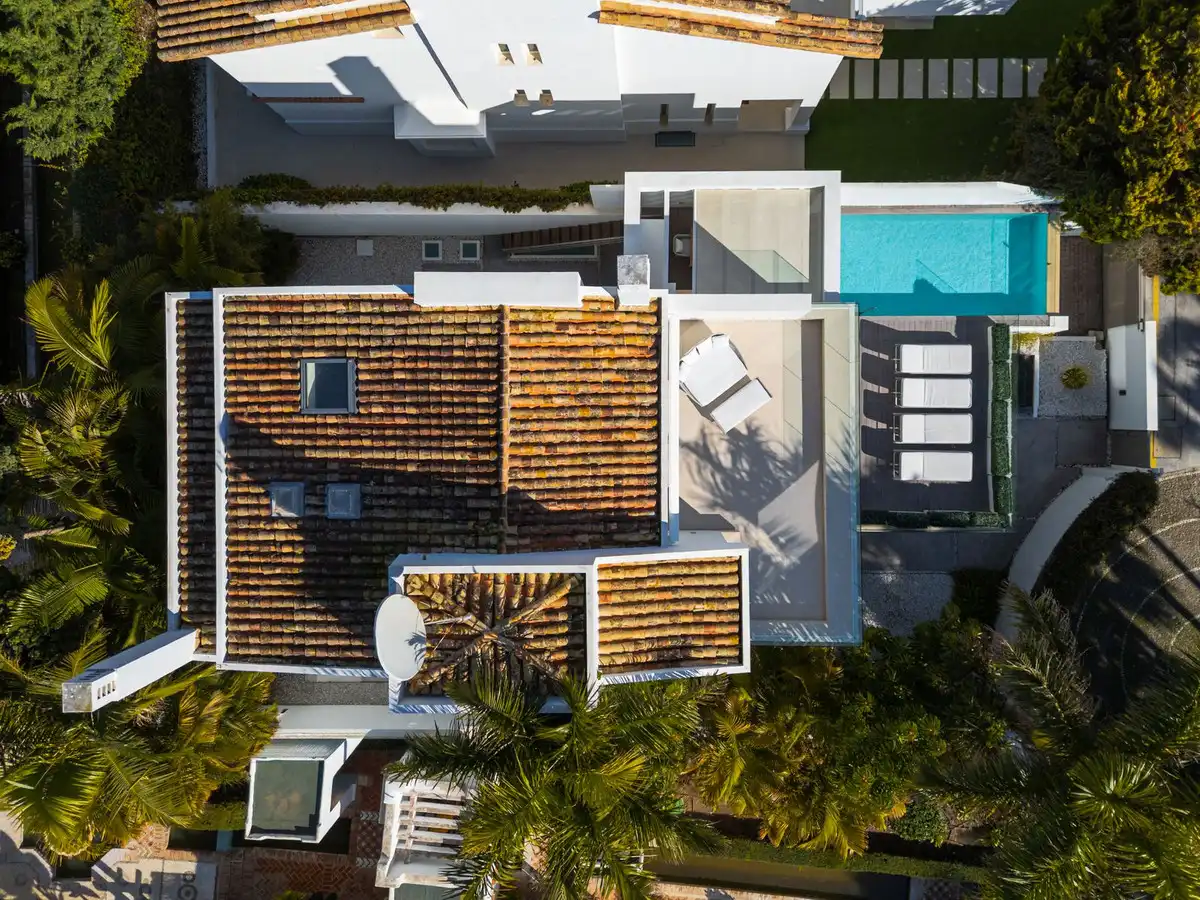 Exterior view of Detached homes for sale in Marbella  with Air Conditioner, Private garden and Terrace