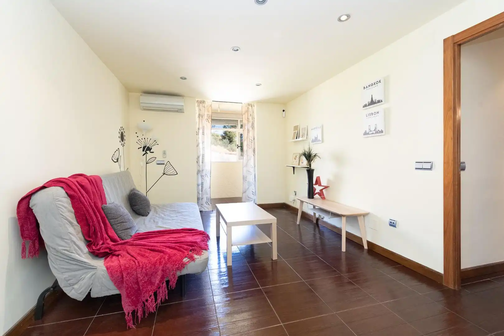 Sala de estar de Piso en venta en Málaga con Aire acondicionado y Terraza