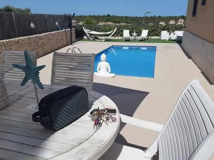 Adossat amb piscina de lloguer a Cala Magrana - Cala Anguila - Cala Mendia, imagen 5