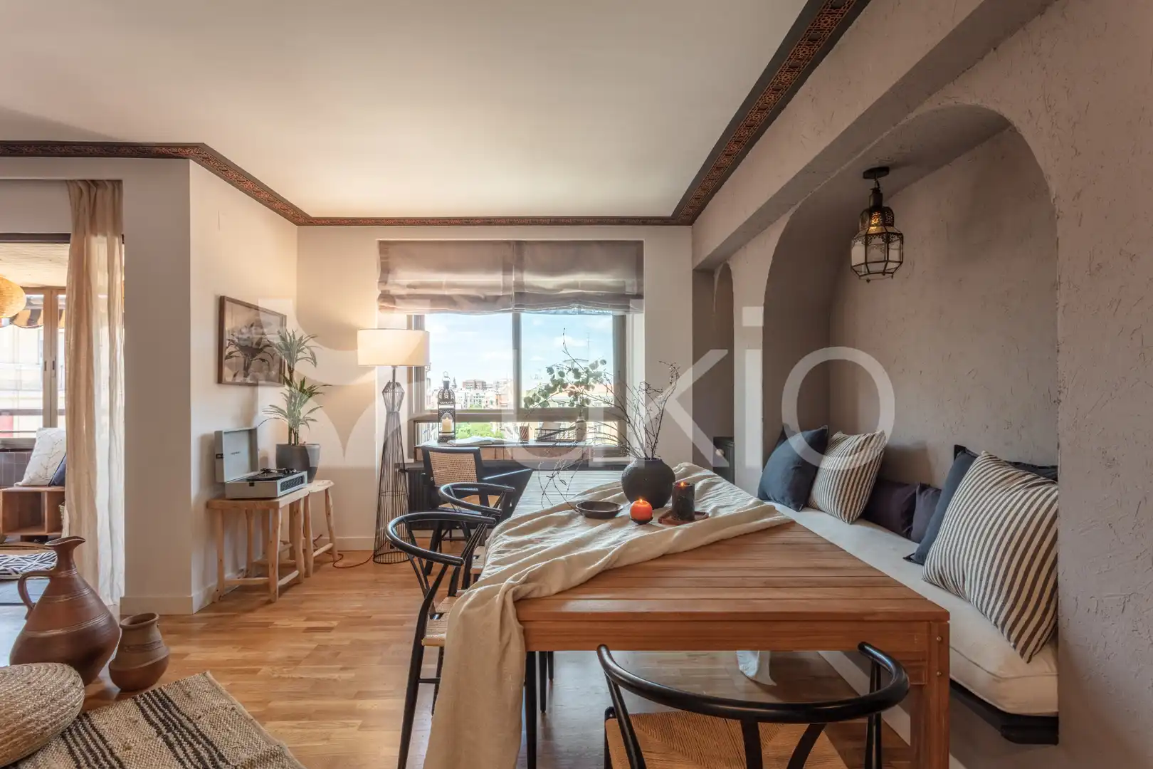 Bedroom of Apartments for rent in Madrid  with Air Conditioner, Heating and Terrace