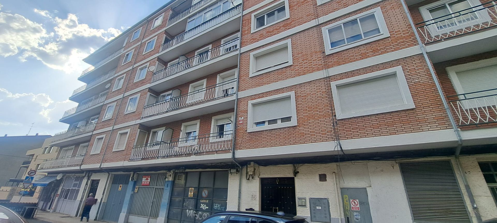 Exterior view of Flat for sale in Ávila Capital  with Heating and Furnished