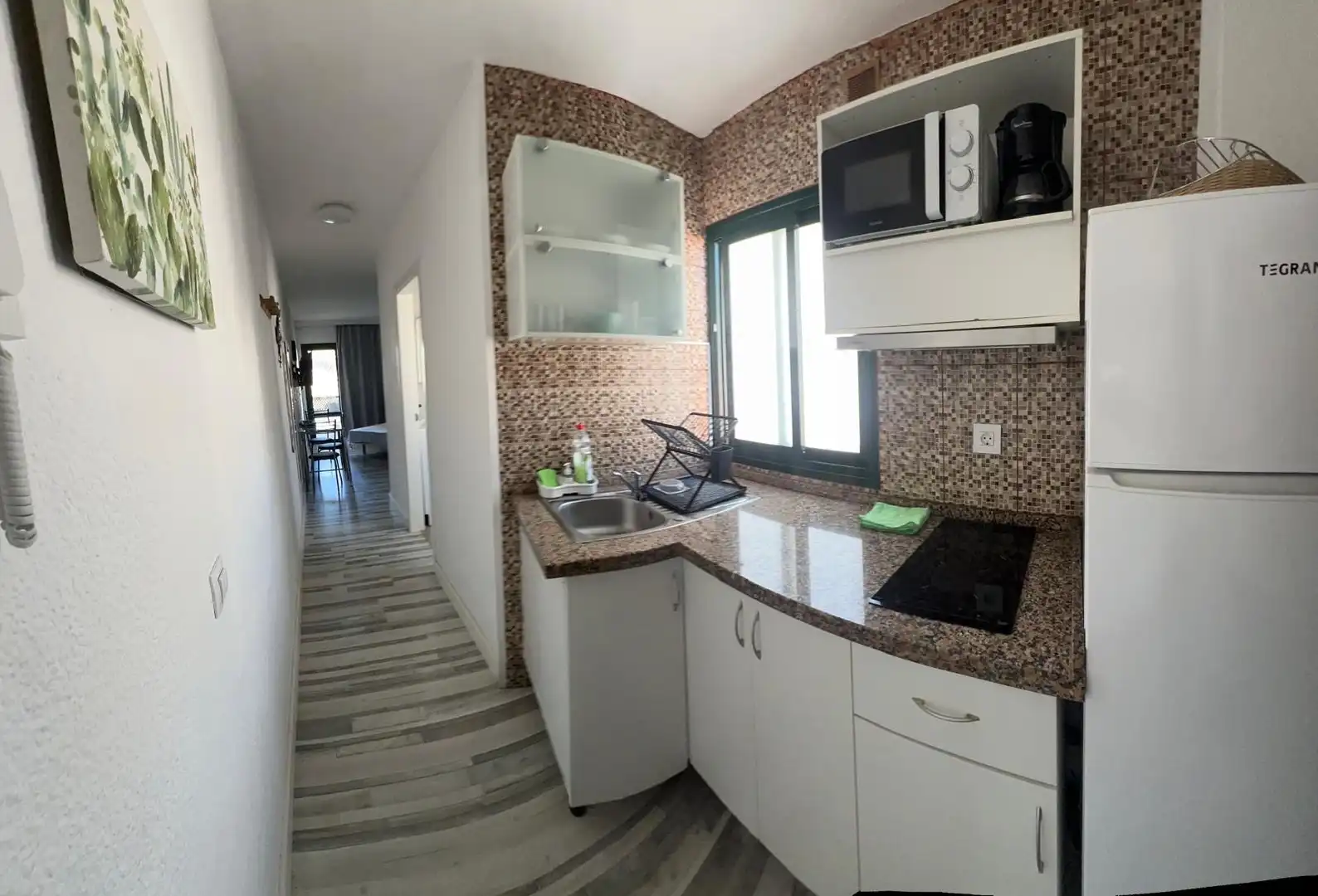 Kitchen of Study for rent in Puerto de la Cruz  with Furnished, Balcony and Community pool