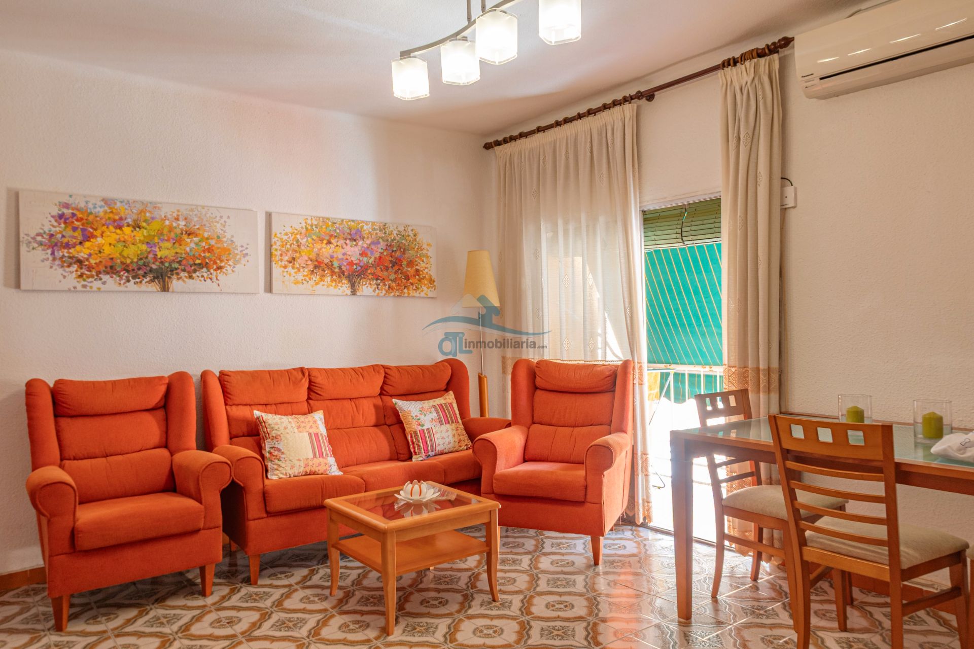 Living room of Flat to rent in Linares  with Air Conditioner, Heating and Furnished