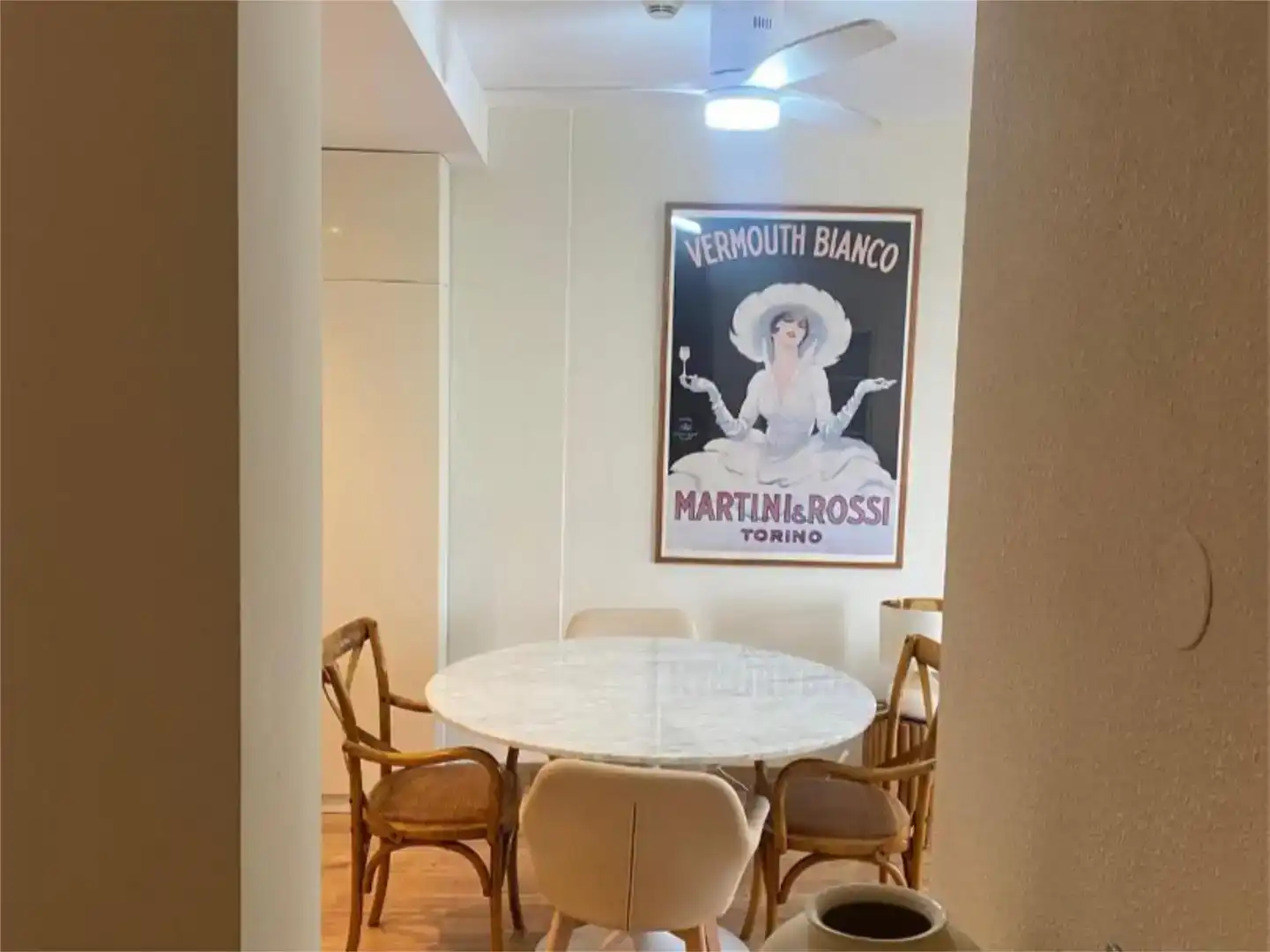Esszimmer von Wohnung zur Miete in Roquetas de Mar mit Klimaanlage und Schwimmbad
