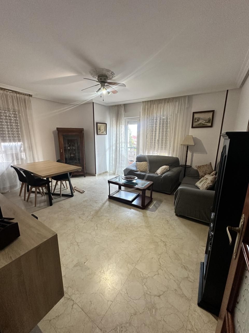 Living room of Flat to rent in Linares  with Terrace and Furnished