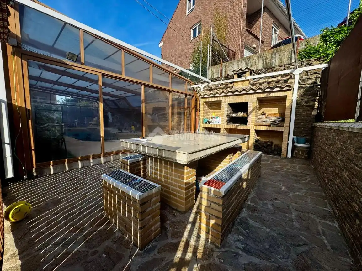 Terraza de Casa adosada en venta en Pedrezuela con Aire acondicionado, Terraza y Amueblado