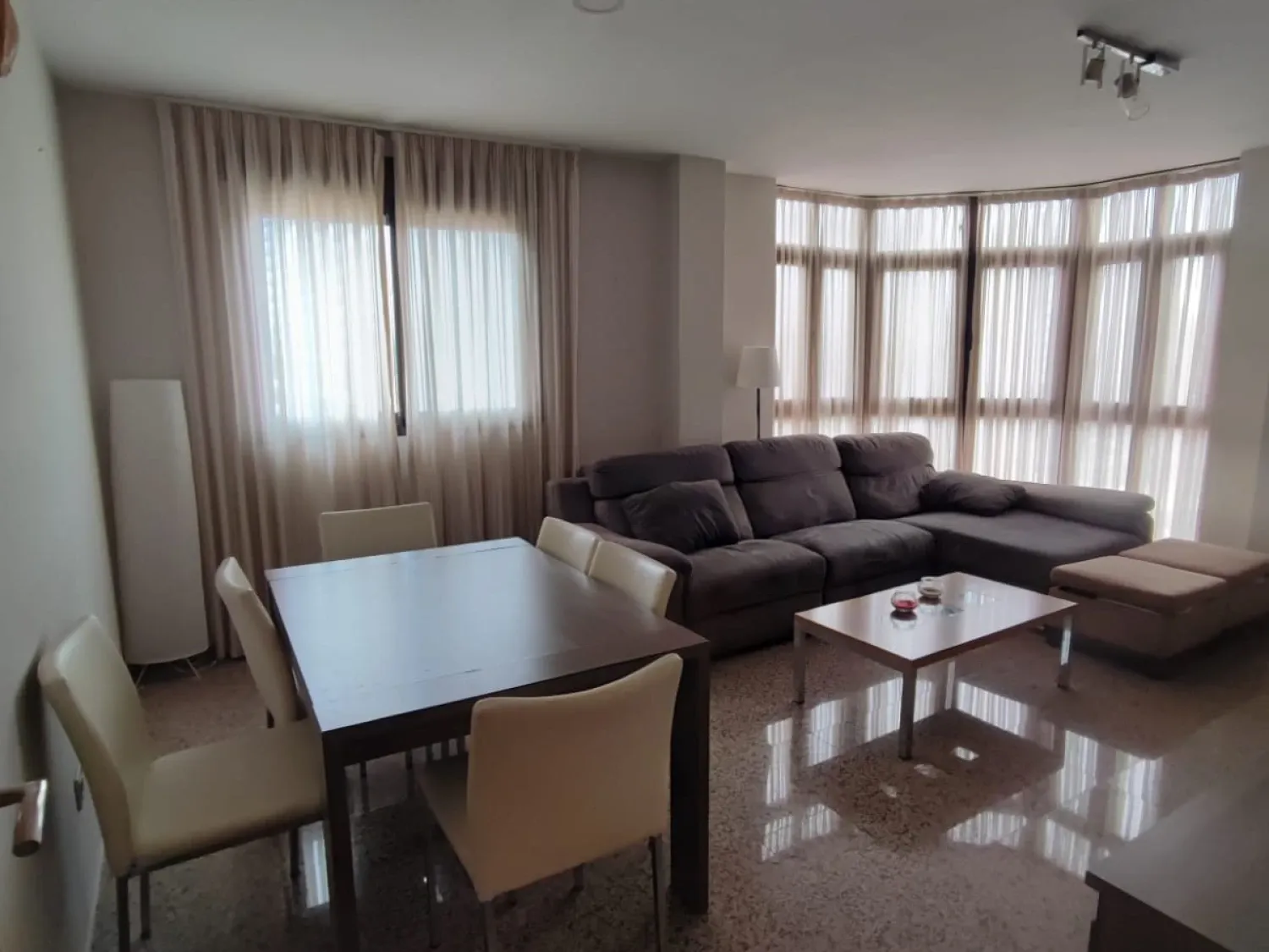 Sala d'estar de Pis de lloguer en  Murcia Capital amb Aire condicionat, Calefacció i Terrassa