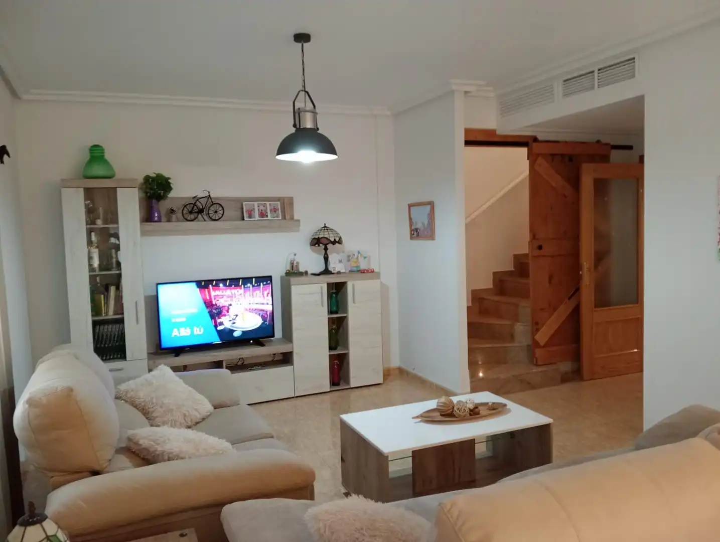Sala de estar de Casa o chalet en venta en San Pedro del Pinatar con Aire acondicionado, Terraza y Trastero