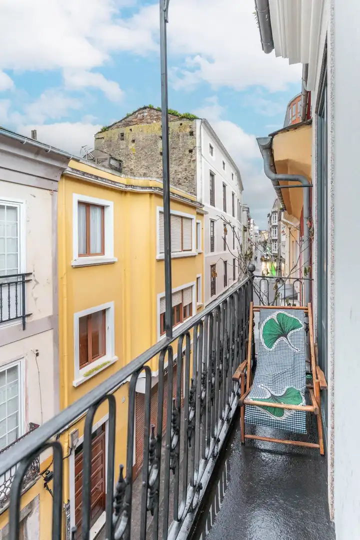 Balcony of Houses for sale in Ribadeo  with Heating, Terrace and Storage room