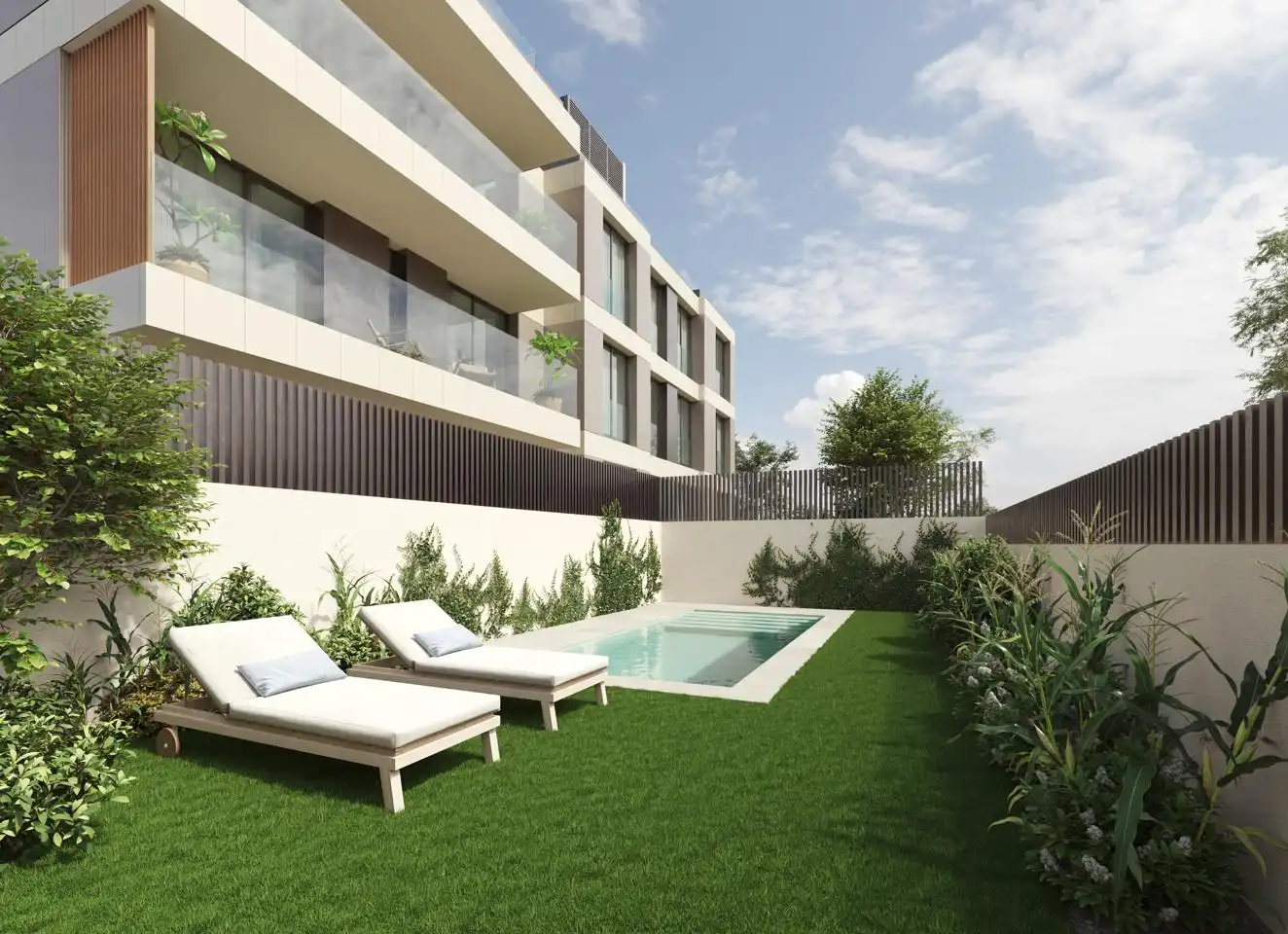 Piscina de Pis en venda en Castelldefels