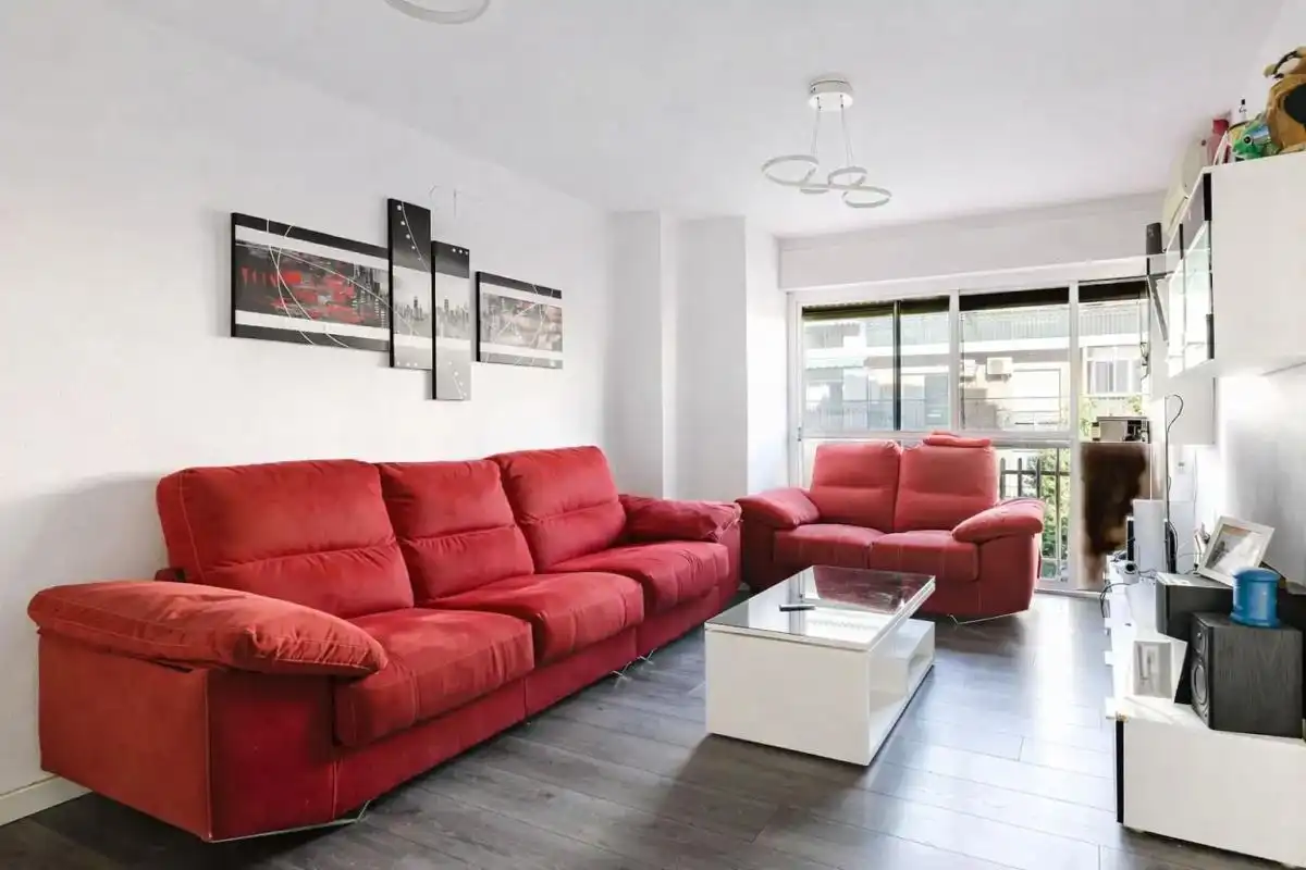 Living room of Flat for sale in Málaga  with Air Conditioner, Heating and Terrace
