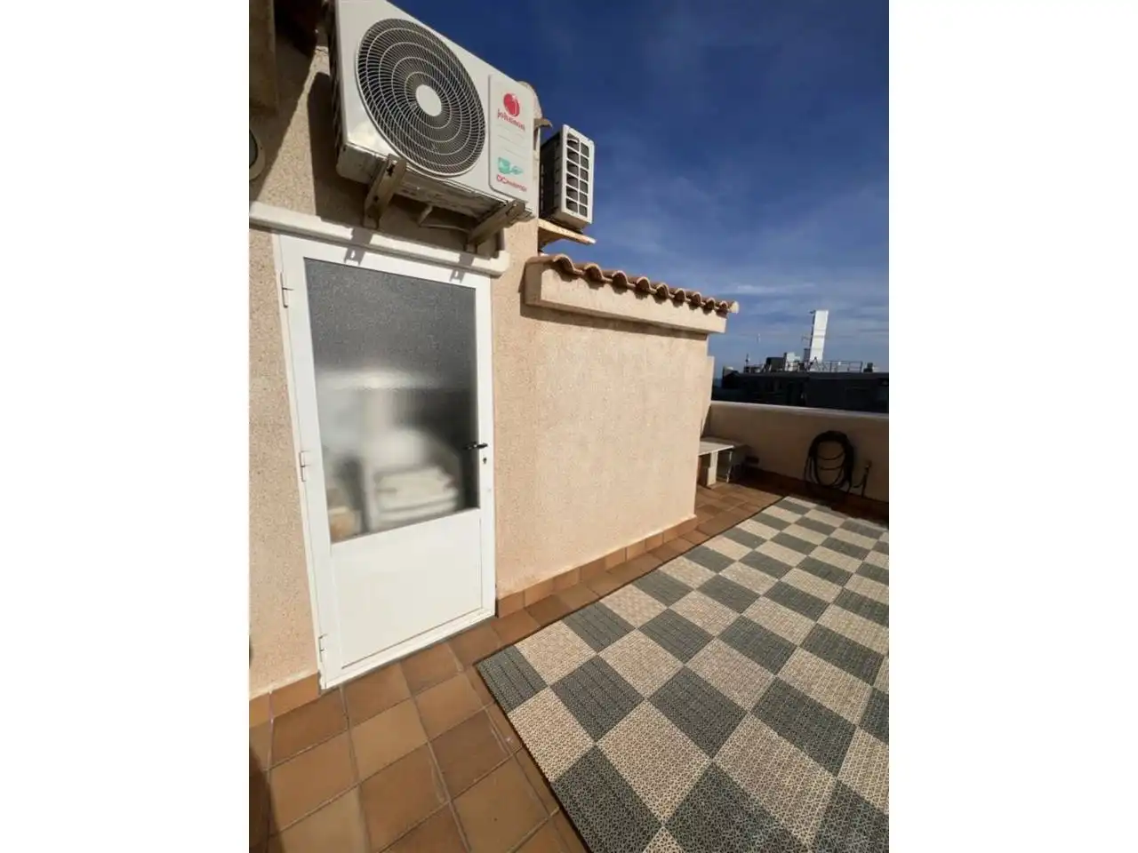 Balcony of Attic for sale in La Manga del Mar Menor  with Air Conditioner, Terrace and Furnished