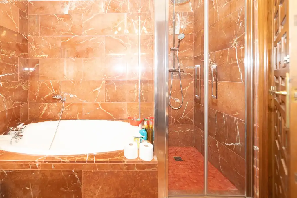 Bathroom of Houses for sale in Dénia  with Air Conditioner, Private garden and Terrace