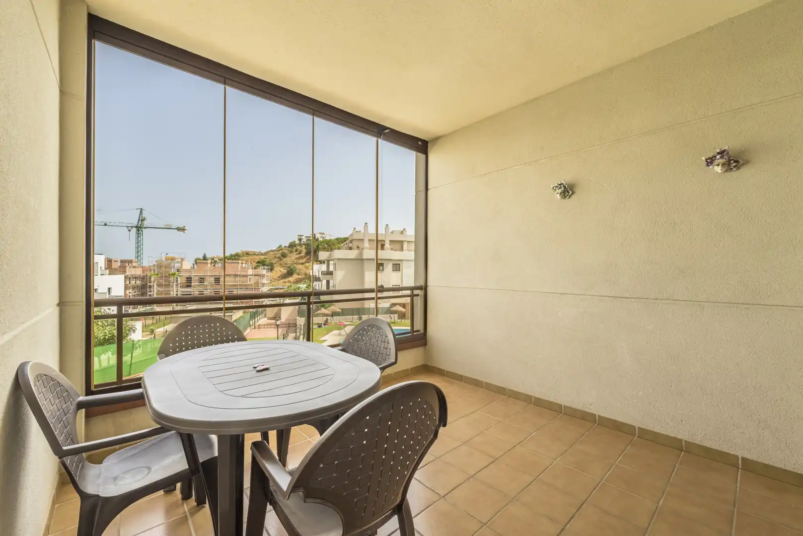 Terrassa de Apartament en venda en Mijas amb Aire condicionat, Terrassa i Piscina