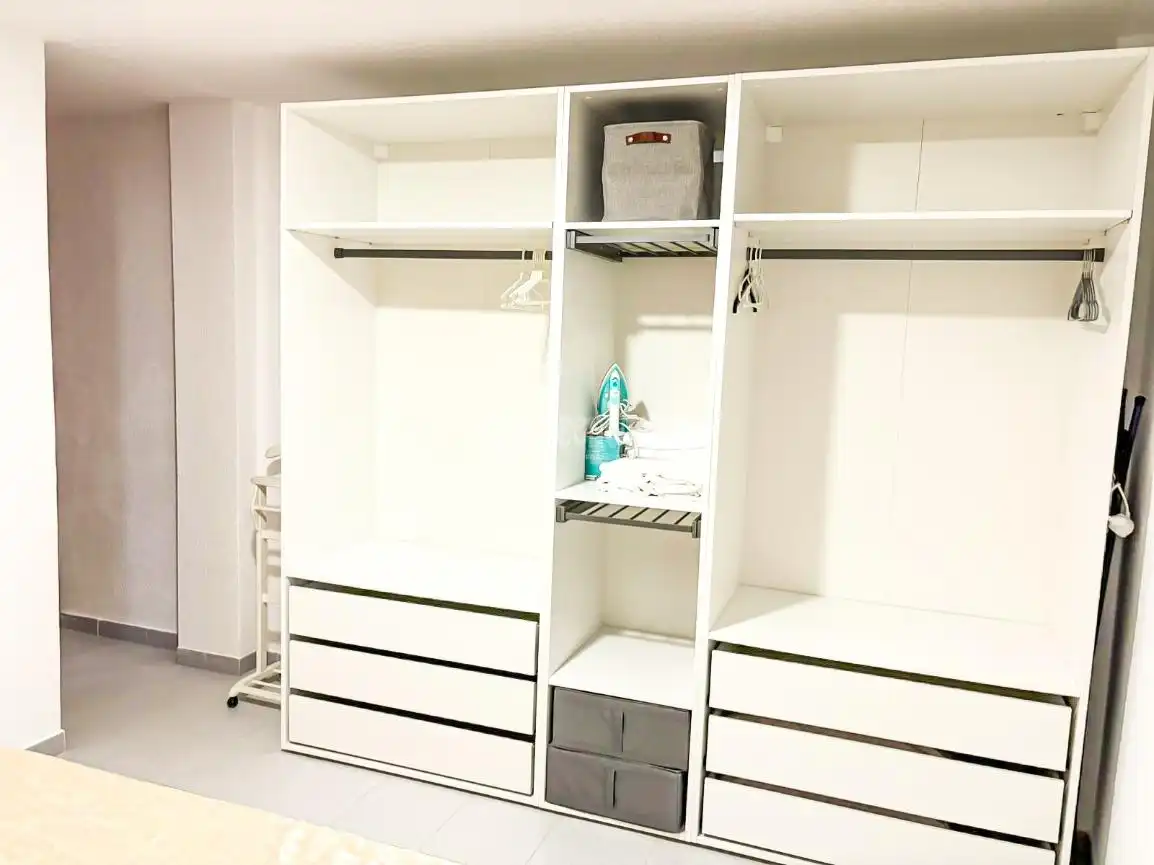 Bedroom of Flat for sale in Garrucha  with Air Conditioner