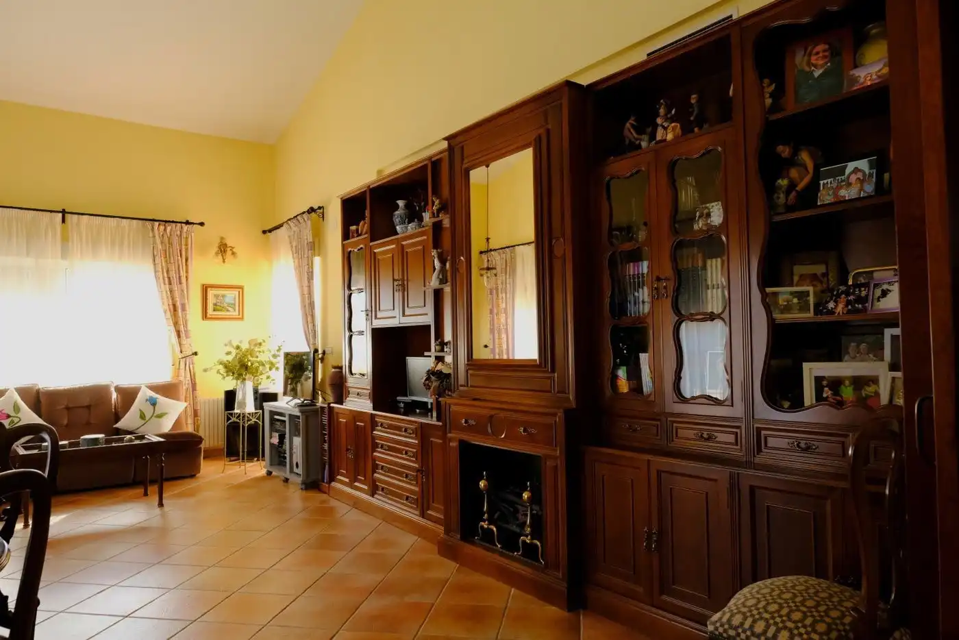 Sala d'estar de Finca rústica en venda en Orihuela amb Calefacció, Jardí privat i Terrassa