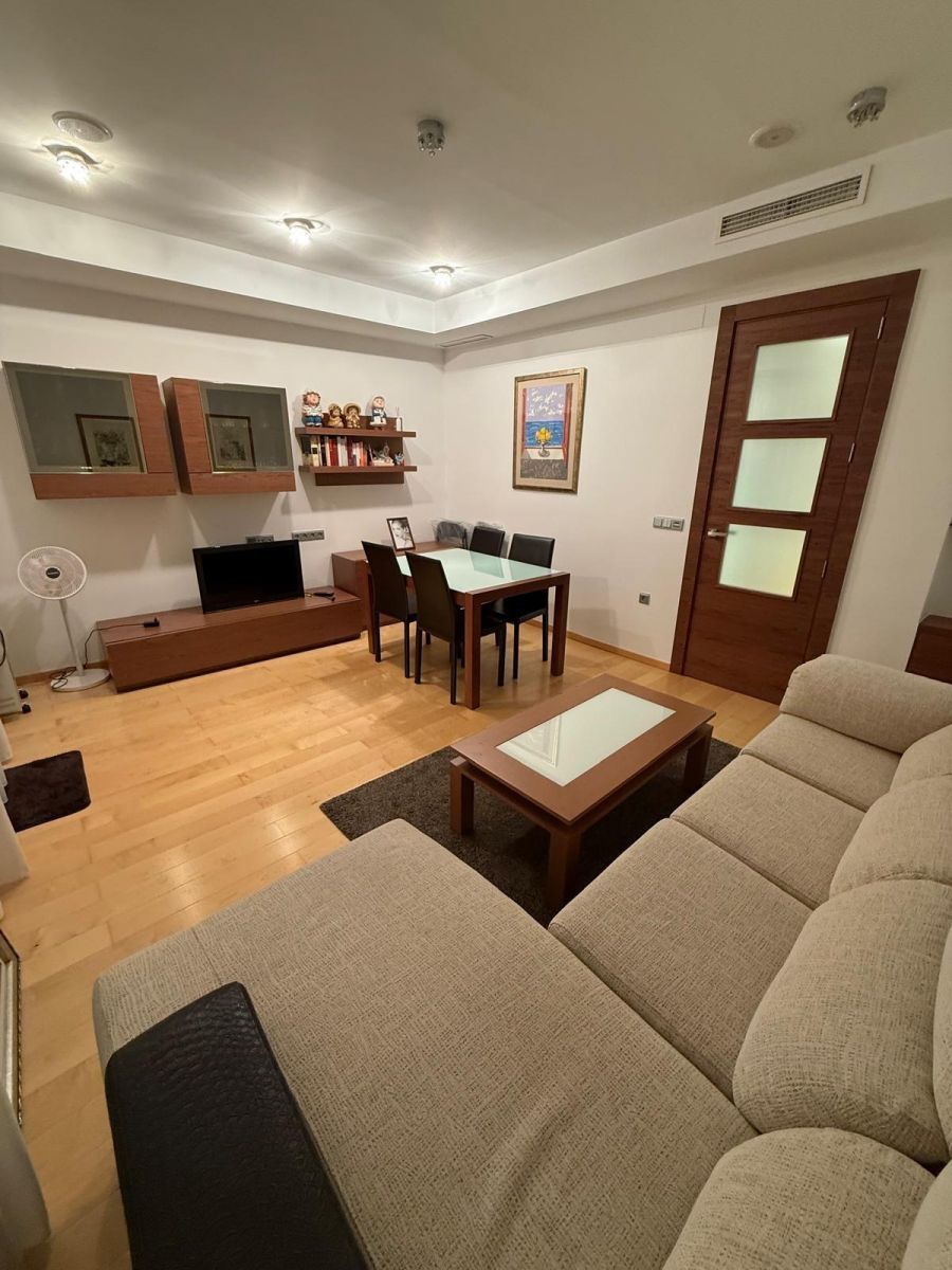 Sala d'estar de Pis en venda en  Murcia Capital amb Calefacció, Parquet i Terrassa