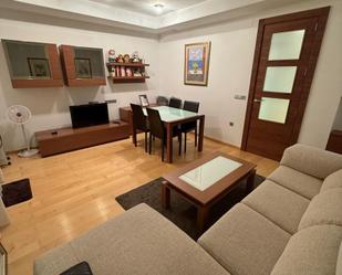 Living room of Flat for sale in  Murcia Capital  with Heating, Parquet flooring and Terrace