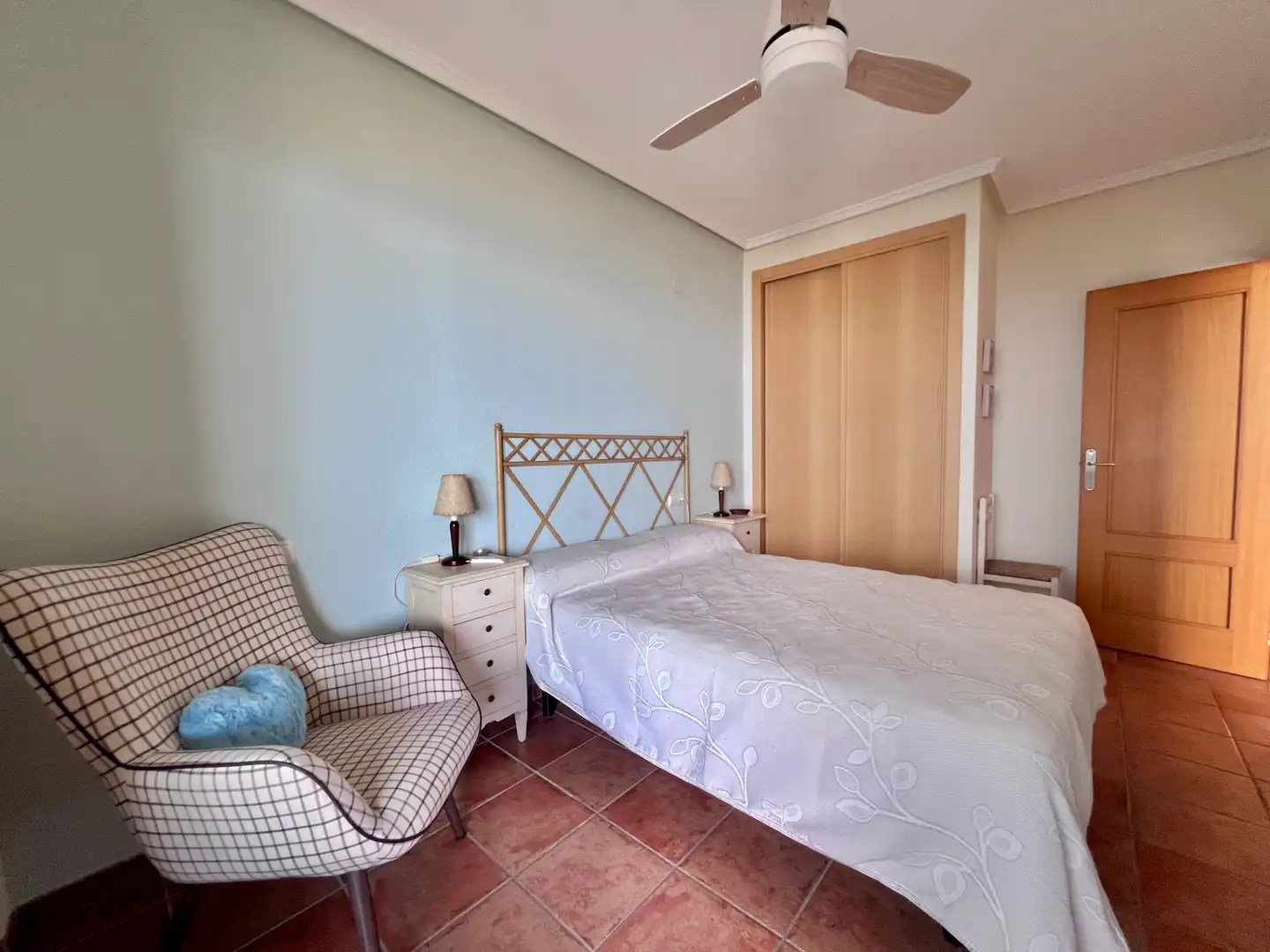 Bedroom of Flat for rent in Villajoyosa / La Vila Joiosa  with Air Conditioner, Private garden and Terrace