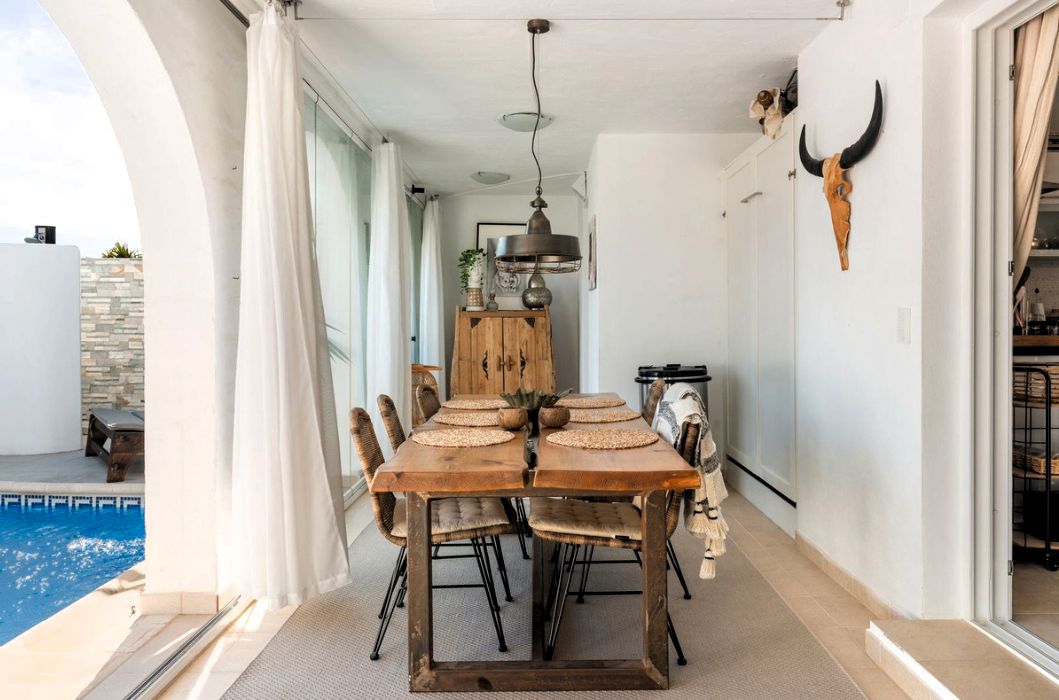 Dining room of House or chalet for sale in Benalmádena  with Air Conditioner, Heating and Private garden