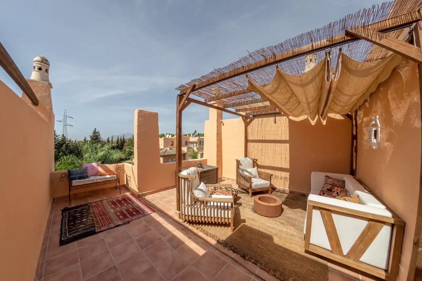 Terrace of Detached homes for rent in Marbella  with Air Conditioner, Terrace and Storage room
