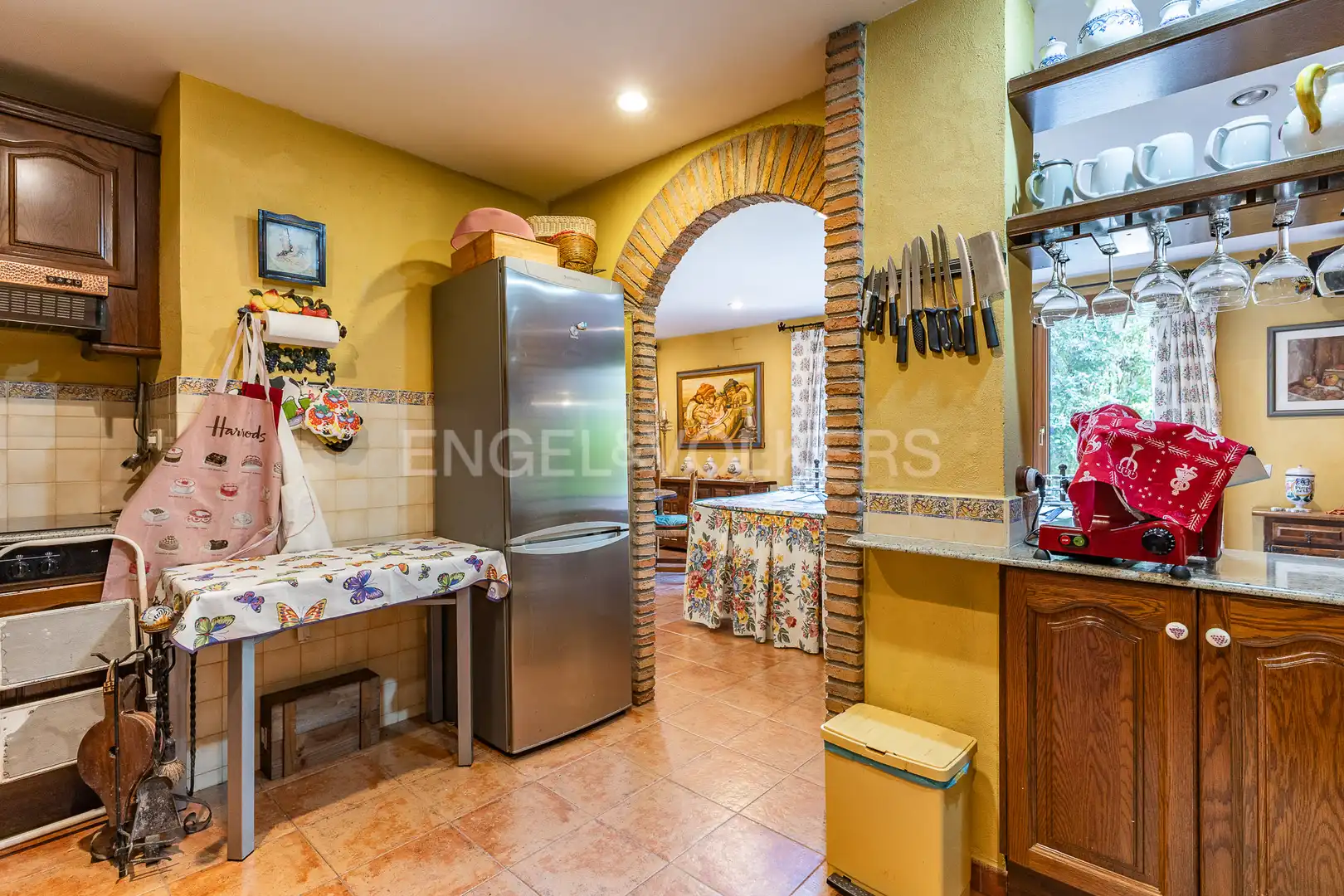 Cocina de Casa o chalet de alquiler en Sant Cugat del Vallès con Calefacción, Jardín privado y Piscina