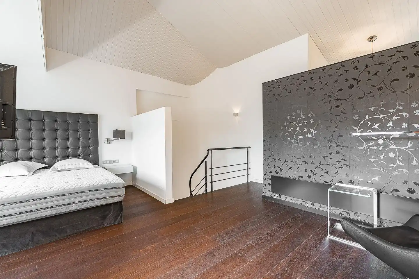 Schlafzimmer von Haus oder Chalet zur Miete in Sant Just Desvern mit Klimaanlage, Heizung und Privatgarten