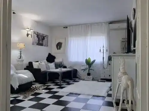 Sala d'estar de Pis en venda en Cànoves I Samalús amb Aire condicionat, Jardí privat i Traster