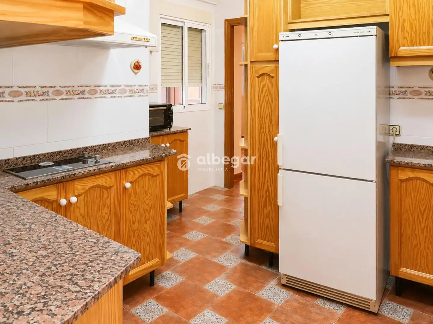 Kitchen of Flat for rent in Valencia  with Air Conditioner and Furnished
