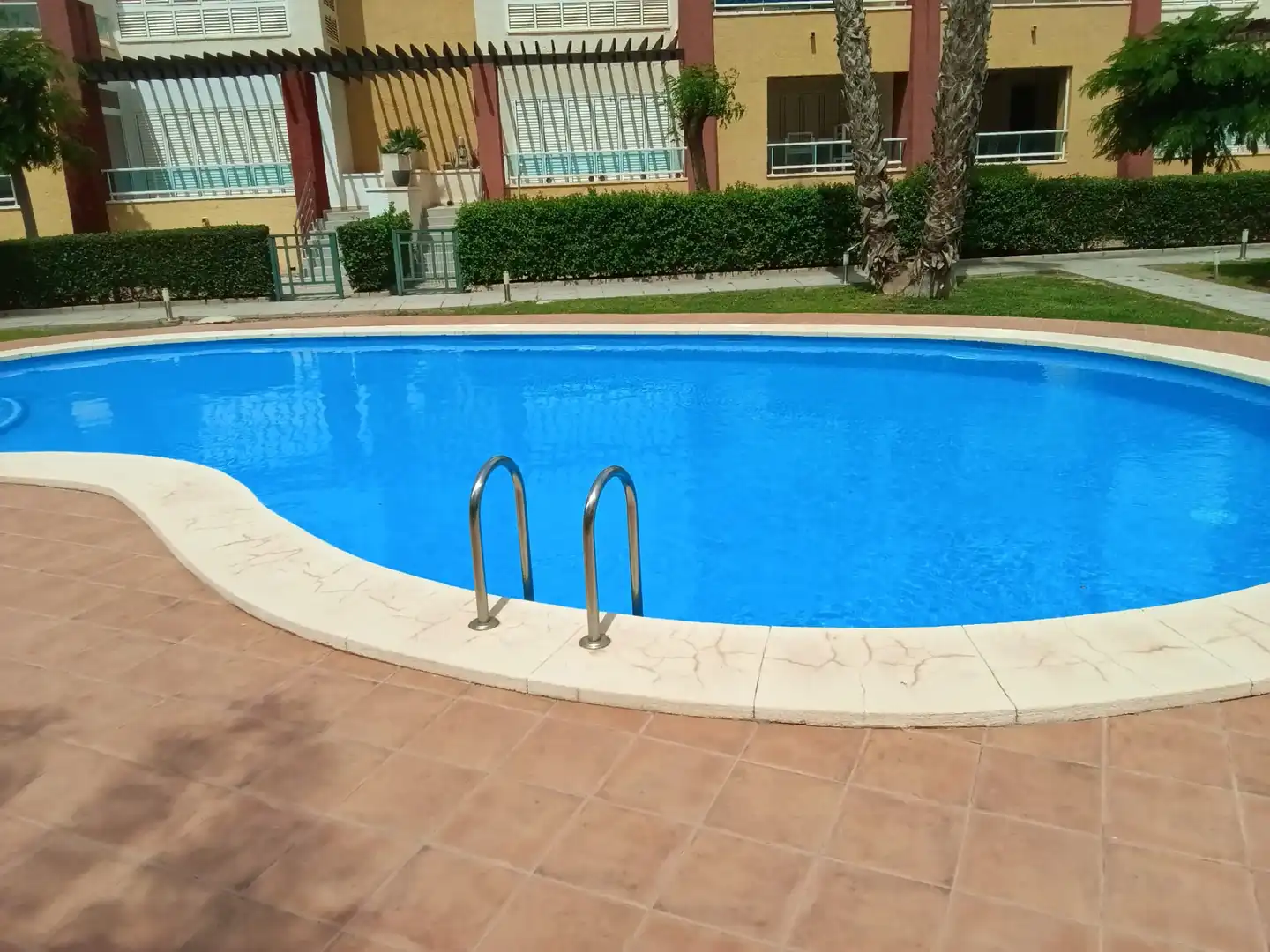 Swimming pool of Flat for sale in Fuente Álamo de Murcia  with Air Conditioner, Heating and Private garden