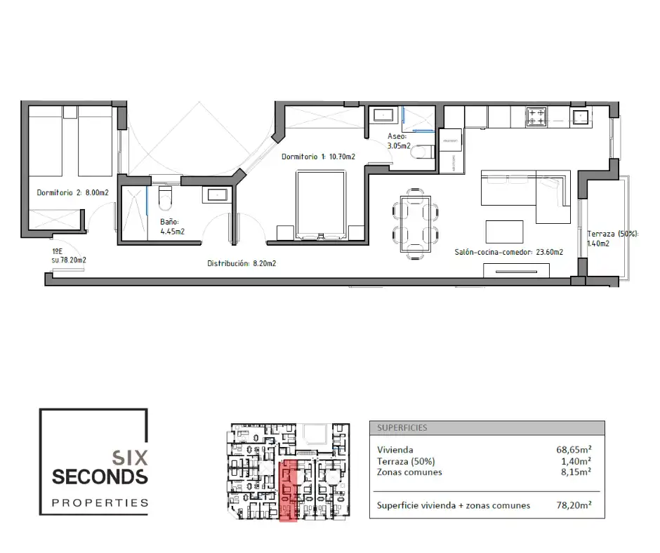 Apartamento en venta en San Isidro con Aire acondicionado, Terraza y Piscina