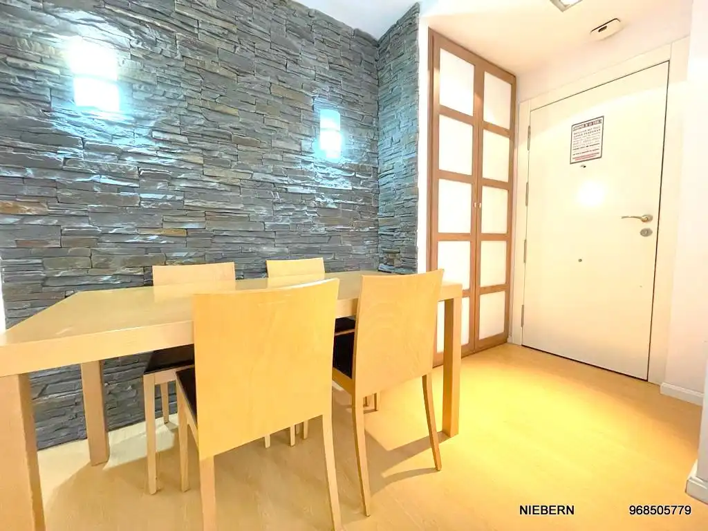 Comedor de Piso de alquiler en Cartagena con Aire acondicionado, Parquet y Amueblado