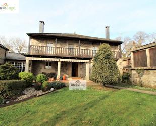 Vista exterior de Casa o xalet en venda en Lugo Capital amb Calefacció, Jardí privat i Terrassa