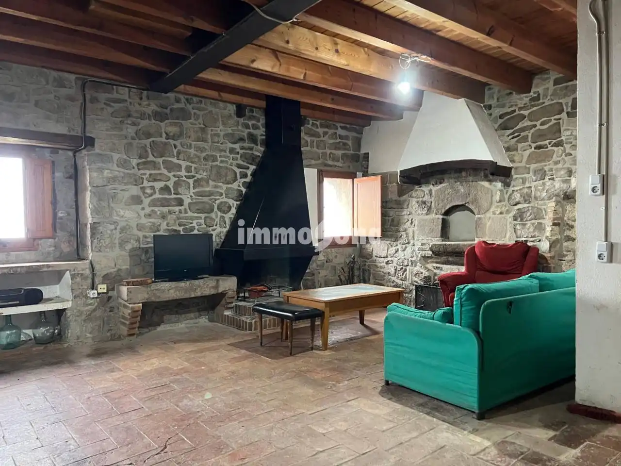 Sala de estar de Finca rústica en venta en Moià