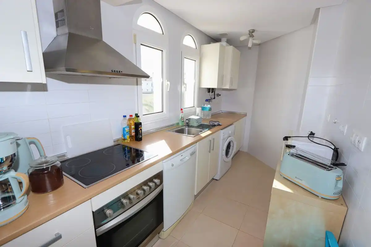 Cocina de Apartamento en venta en Torre-Pacheco con Aire acondicionado, Terraza y Piscina comunitaria