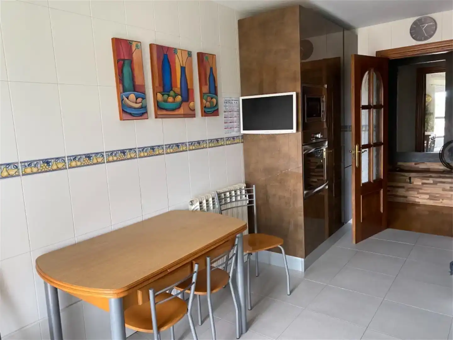 Küche von Wohnung zum Verkauf in Almazán mit Klimaanlage und Balkon