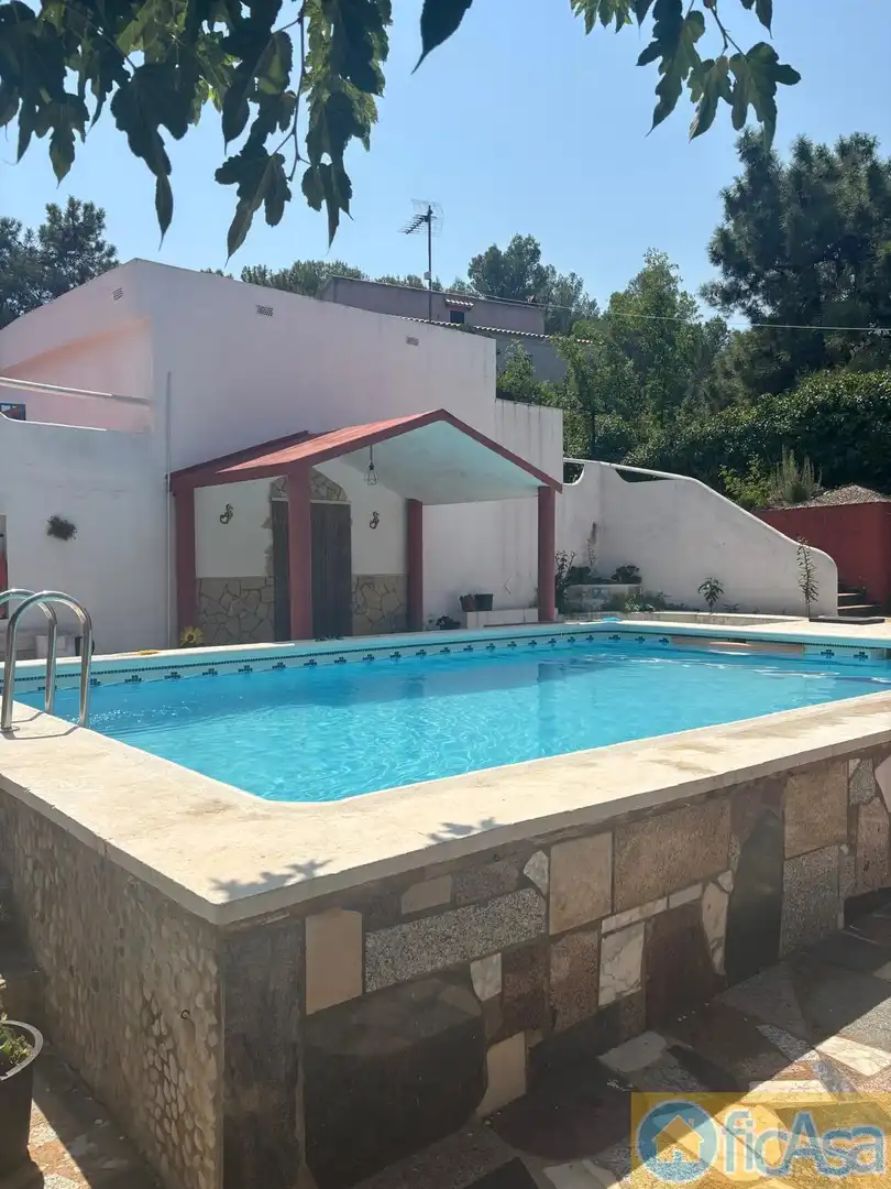 Piscina de Casa o chalet en venta en La Pobla de Tornesa con Terraza, Trastero y Piscina