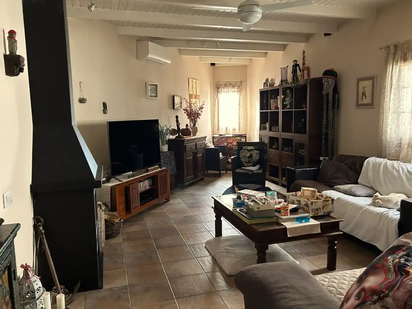 Sala de estar de Piso en venta en Santiago del Teide con Aire acondicionado, Trastero y Amueblado