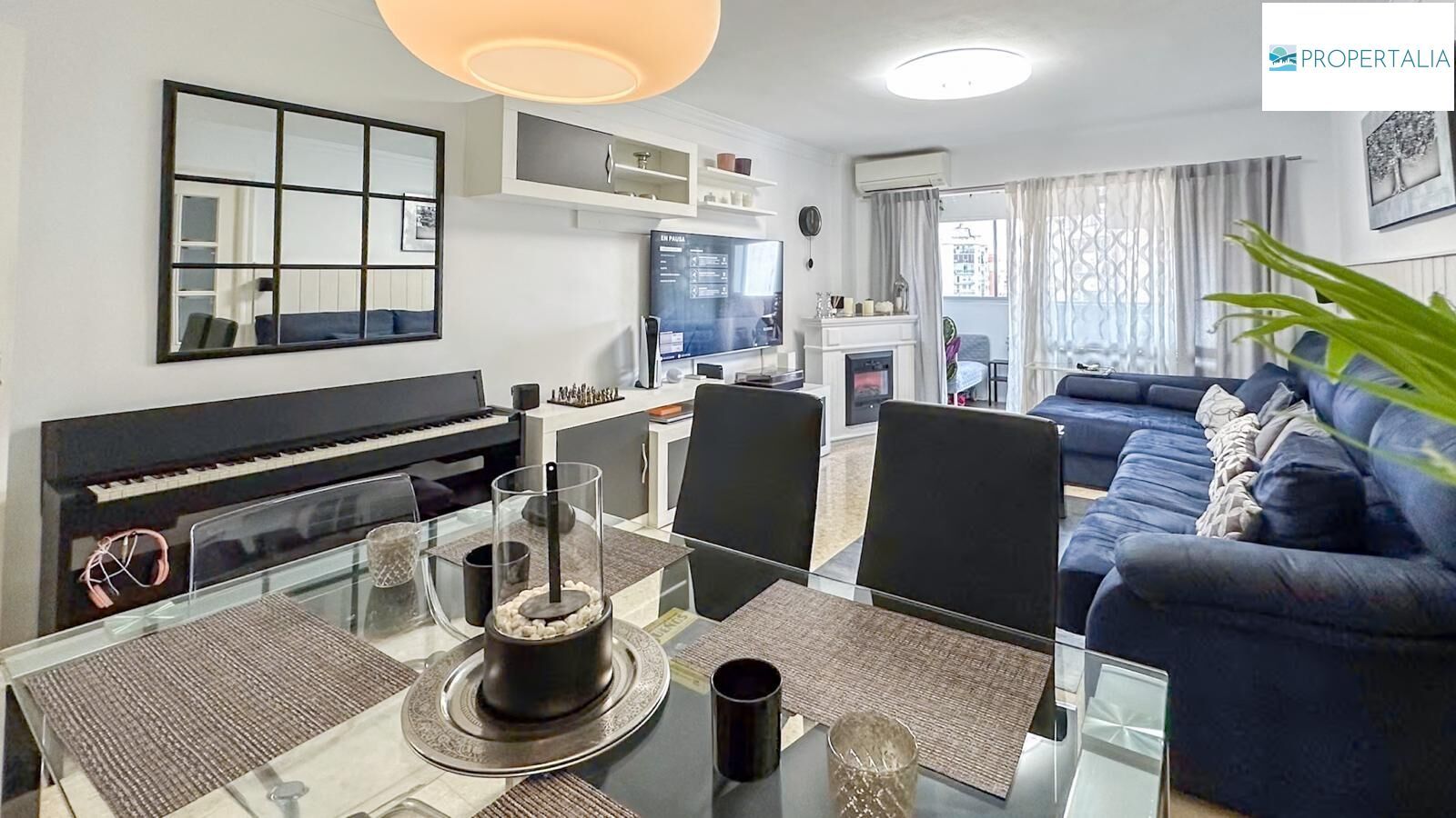 Living room of Flat for sale in Málaga Capital  with Air Conditioner, Heating and Terrace