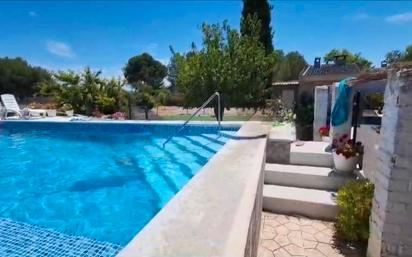 Piscina de Casa o xalet en venda en  Albacete Capital amb Aire condicionat, Jardí privat i Terrassa