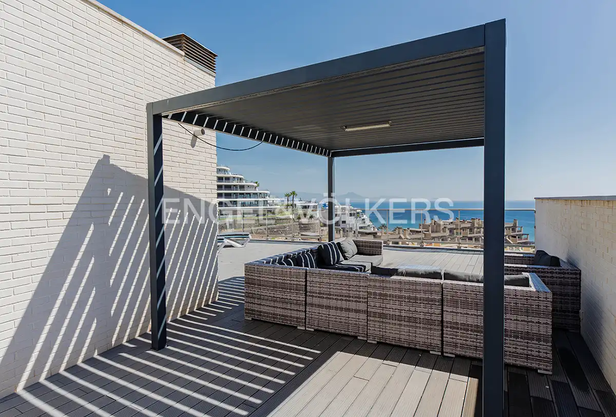 Terraza de Ático en venta en Elche / Elx con Aire acondicionado, Calefacción y Terraza