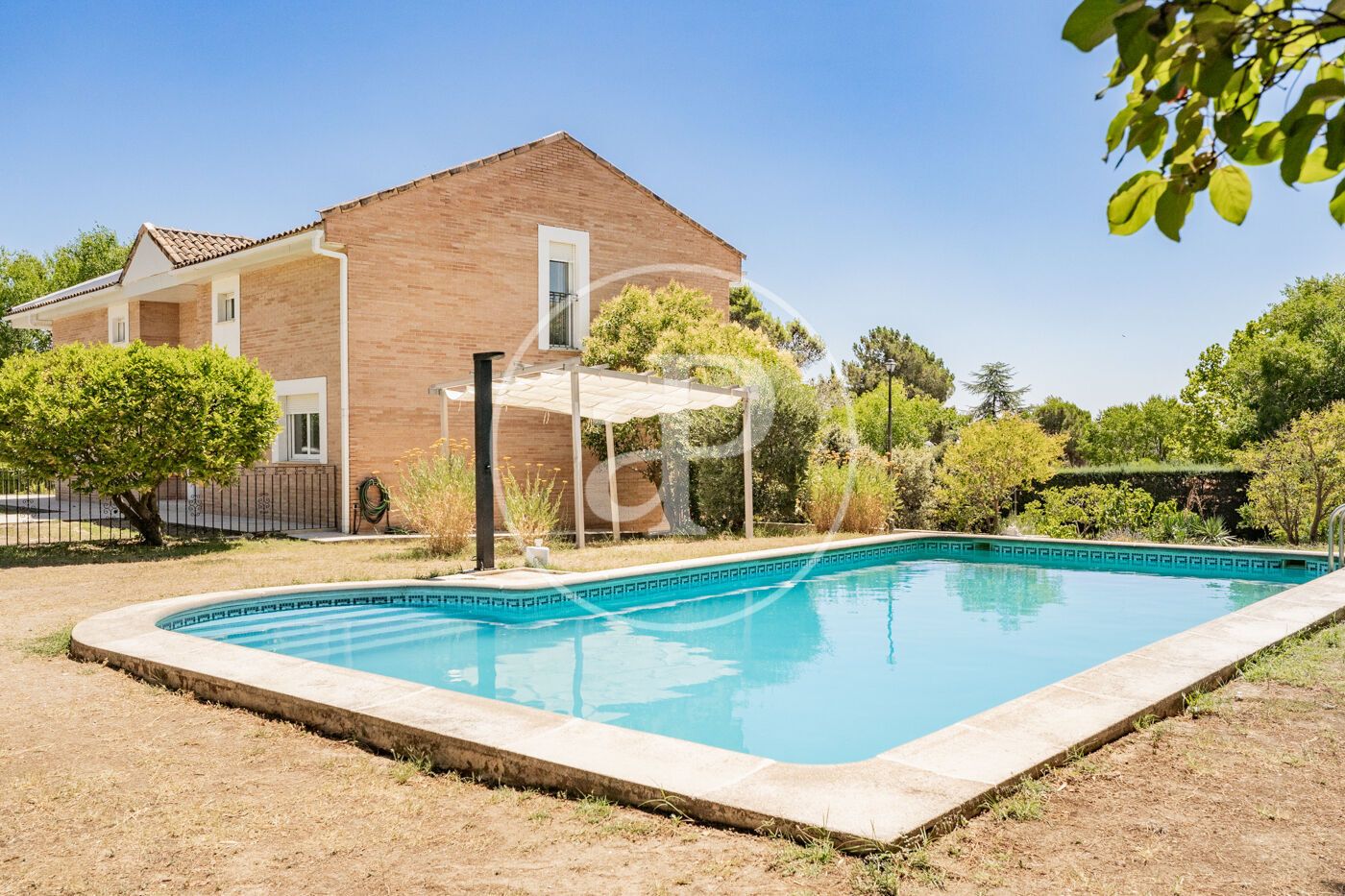 Piscina de Casa o xalet de lloguer en Torrelodones amb Calefacció, Jardí privat i Terrassa